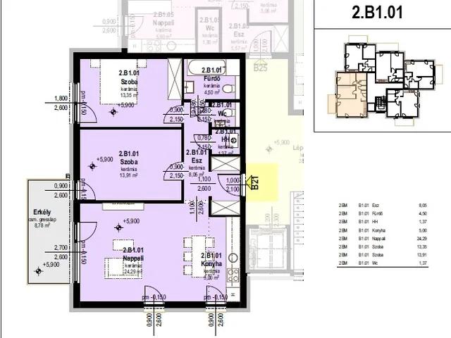 Eladó lakás Tatabánya 74 nm