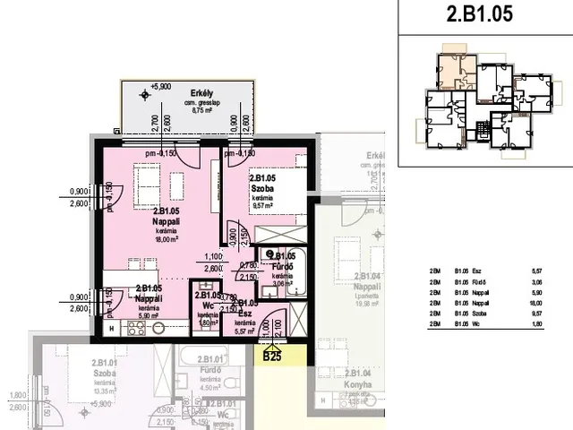 Eladó lakás Tatabánya 46 nm