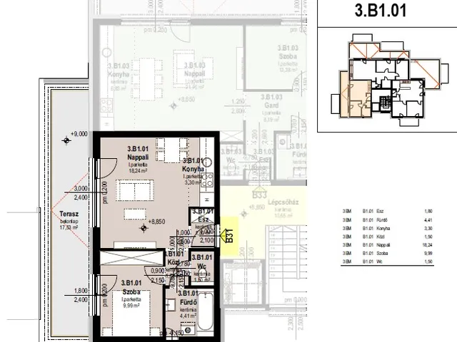 Eladó lakás Tatabánya 42 nm