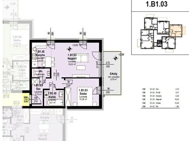 Eladó lakás Tatabánya 46 nm