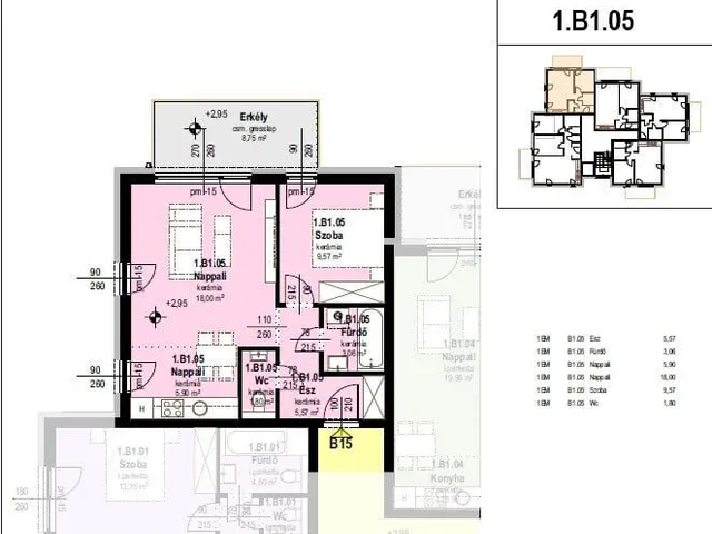 Eladó lakás Tatabánya 46 nm