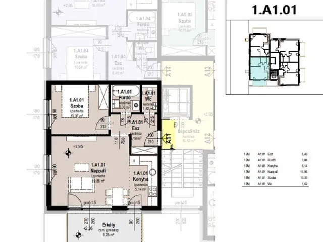 Eladó lakás Tatabánya 47 nm