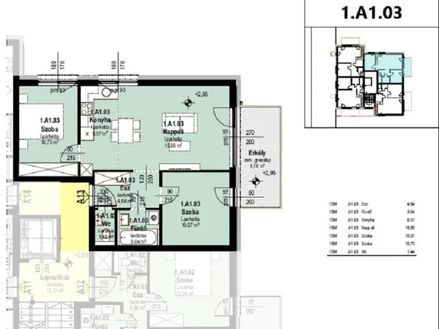 Eladó lakás Tatabánya 57 nm
