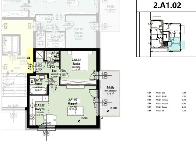 Eladó lakás Tatabánya 48 nm