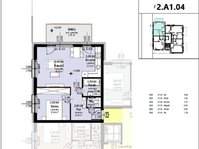 Eladó lakás Tatabánya 47 nm