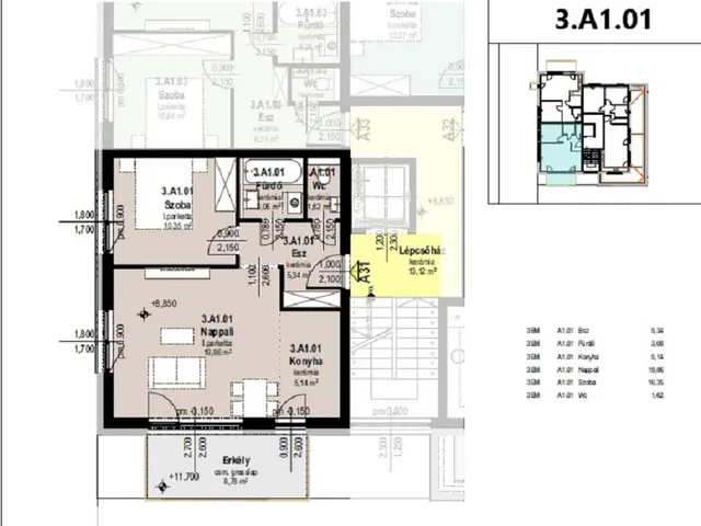 Eladó lakás Tatabánya 47 nm