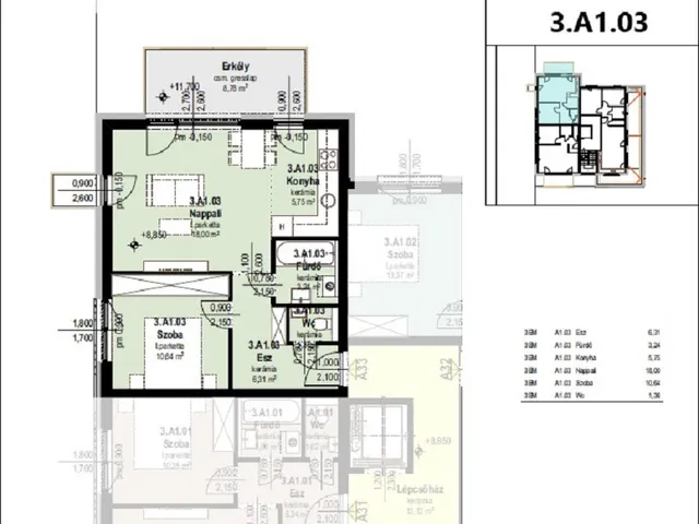 Eladó lakás Tatabánya 47 nm
