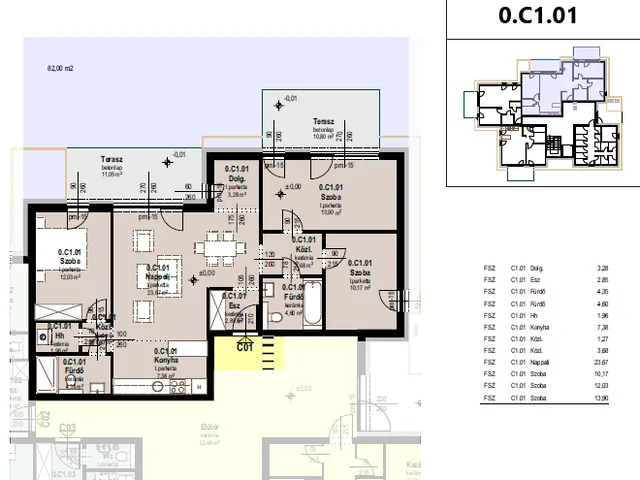 Eladó lakás Tatabánya 93 nm
