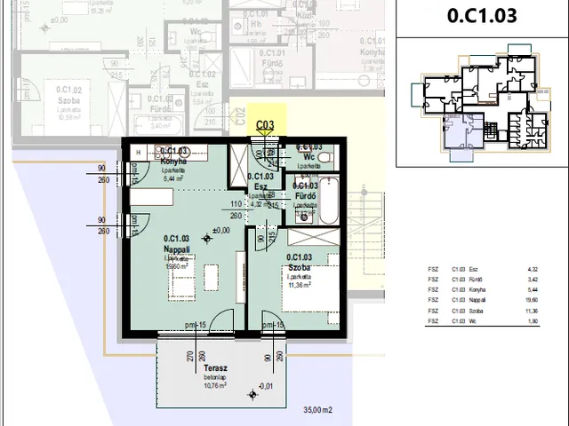 Eladó lakás Tatabánya 47 nm