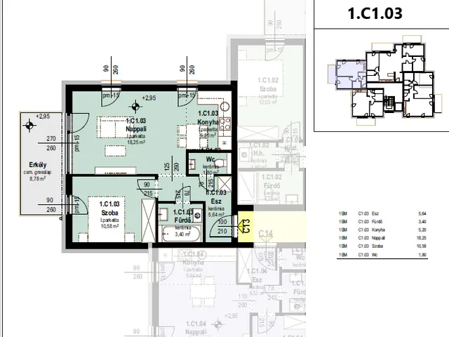 Eladó lakás Tatabánya 46 nm