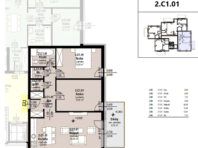 Eladó lakás Tatabánya 74 nm