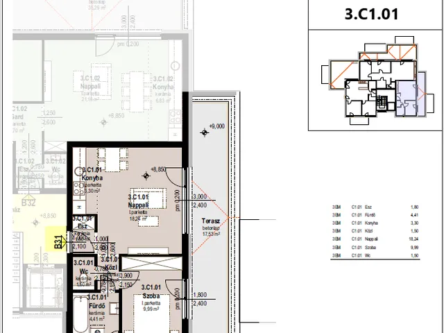 Eladó lakás Tatabánya 42 nm