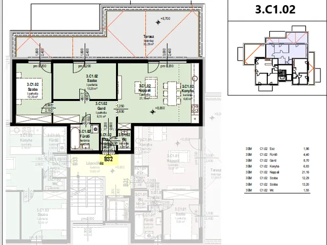 Eladó lakás Tatabánya 73 nm
