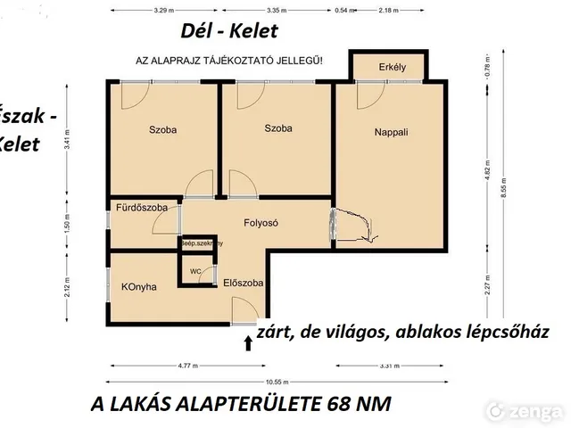 Eladó lakás Békéscsaba, Belváros 68 nm