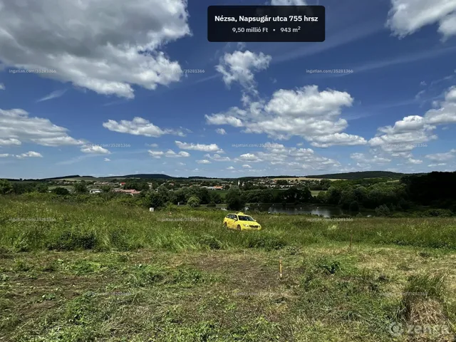 Eladó telek Nézsa 943 nm