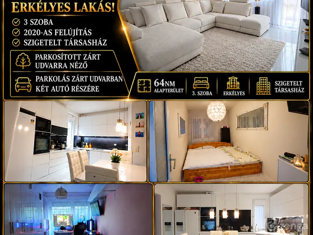 Eladó lakás Kecskemét, Széchenyiváros 64 nm
