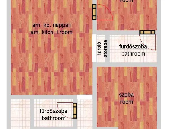 Eladó lakás Budapest VI. kerület, Nagykörúton belüli terület 95 nm