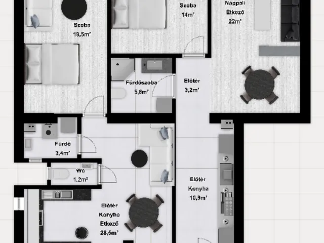 Eladó lakás Budapest VII. kerület 51 nm