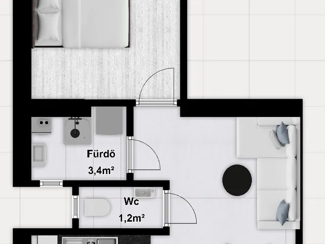 Eladó lakás Budapest VII. kerület 51 nm