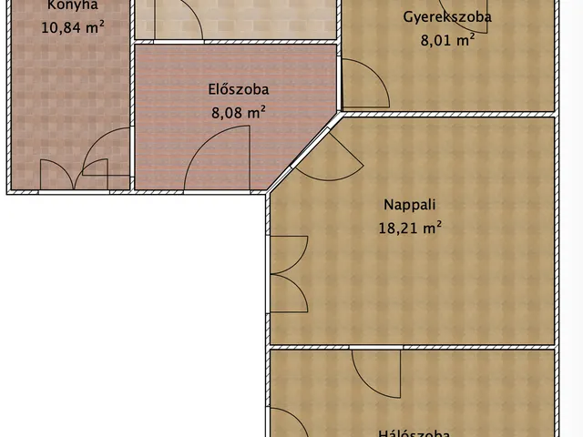 Eladó lakás Budapest VI. kerület, Nagykörúton kívüli terület 73 nm