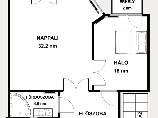 Eladó lakás Budapest VI. kerület, Nagykörúton kívüli terület 109 nm