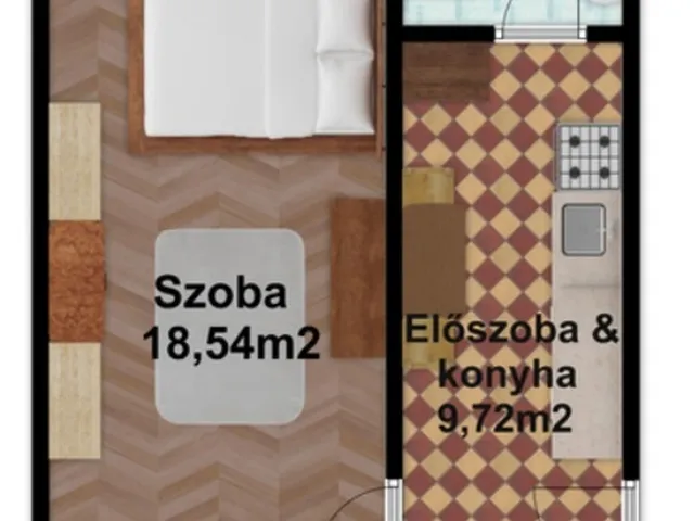 Eladó lakás Budapest XIII. kerület, Újlipótváros, Kádár utca 6. 31 nm