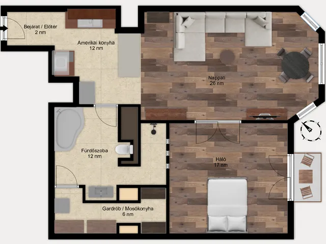 Eladó lakás Budapest VI. kerület, Diplomatanegyed, Benczúr utca 75 nm