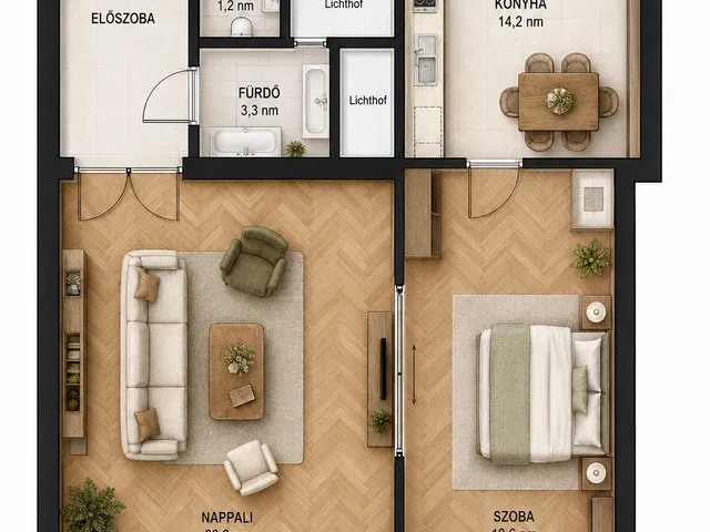 Eladó lakás Budapest VI. kerület, Diplomatanegyed 80 nm
