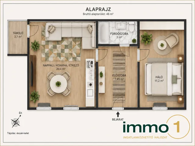 Eladó lakás Budapest VI. kerület, Diplomatanegyed, Színyei Merse 46 nm
