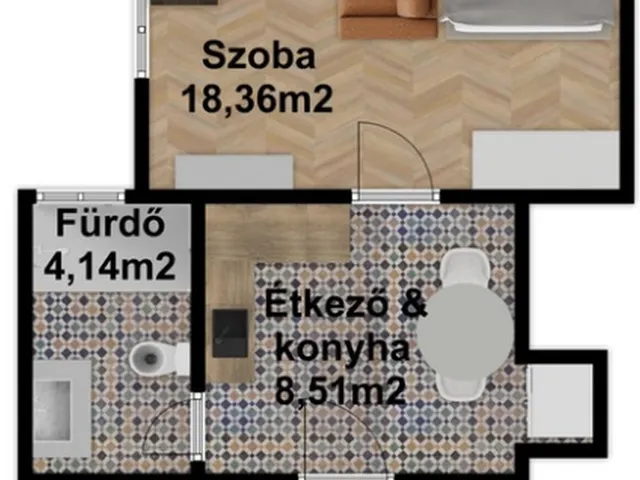 Eladó lakás Budapest XIII. kerület, Újlipótváros, Visegrádi utca 31 nm