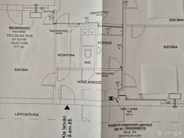 Eladó lakás Szombathely, Derkovits-lakótelep 69 nm