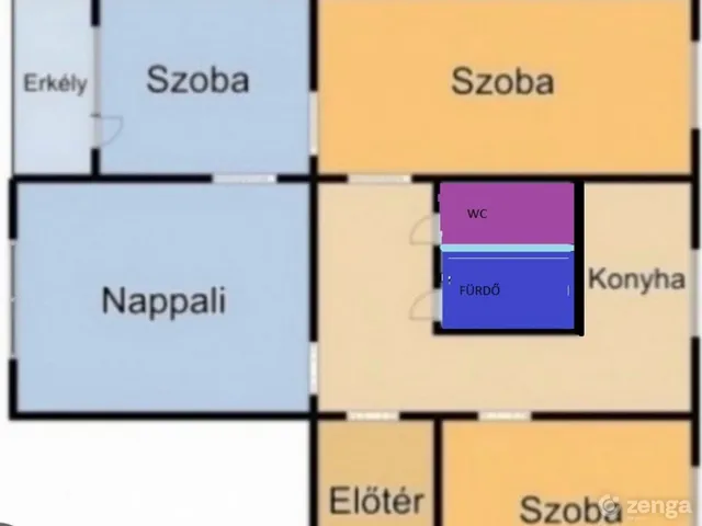 Eladó lakás Budapest XV. kerület, Újpalota 68 nm