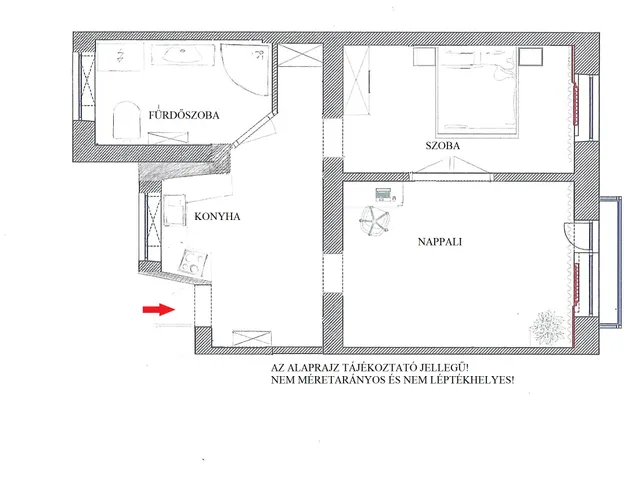 Eladó lakás Budapest I. kerület, Krisztinaváros - Naphegy 54 nm