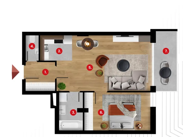 Eladó lakás Budapest XIII. kerület, Zsinór utca 54 nm