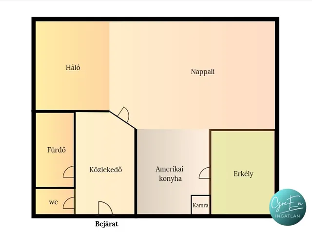 Eladó lakás Budapest IV. kerület, Újpest 48 nm