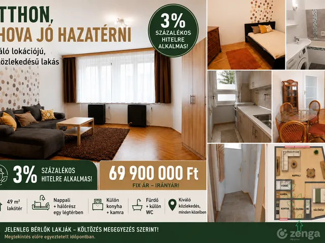 Eladó lakás Budapest XII. kerület, Krisztinaváros XII. ker. 49 nm