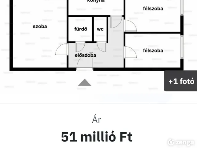 Eladó lakás Székesfehérvár, Víziváros 55 nm