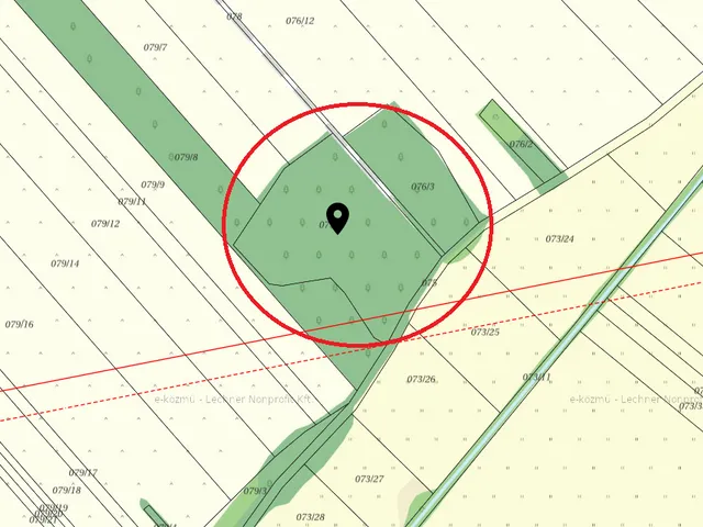 Eladó telek Csáfordjánosfa 22600 nm