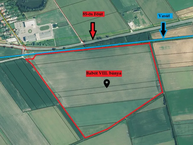 Eladó kereskedelmi és ipari ingatlan Babót 307000 nm