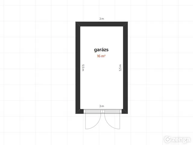Eladó garázs Szeged, Tarján 16 nm