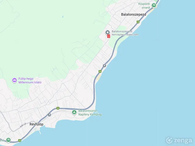 Eladó telek Balatonszepezd, Erdei út 1586 nm