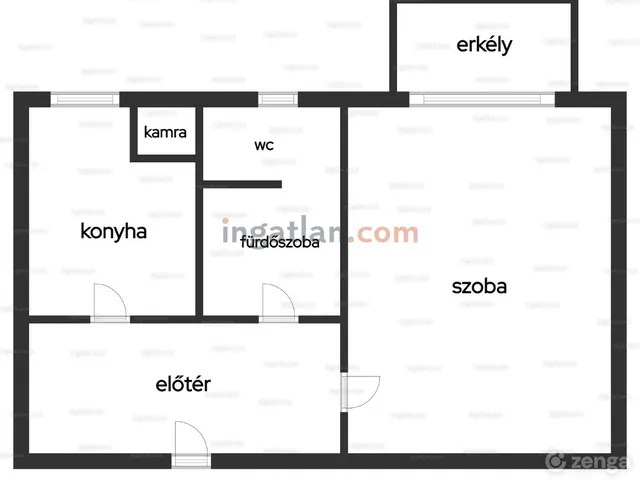 Eladó lakás Pécs, Budai városrész 38 nm