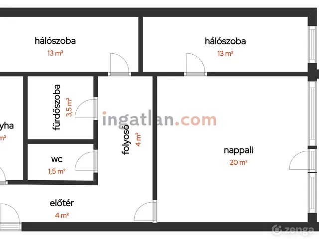 Eladó lakás Budapest VIII. kerület, Losoncinegyed 64 nm