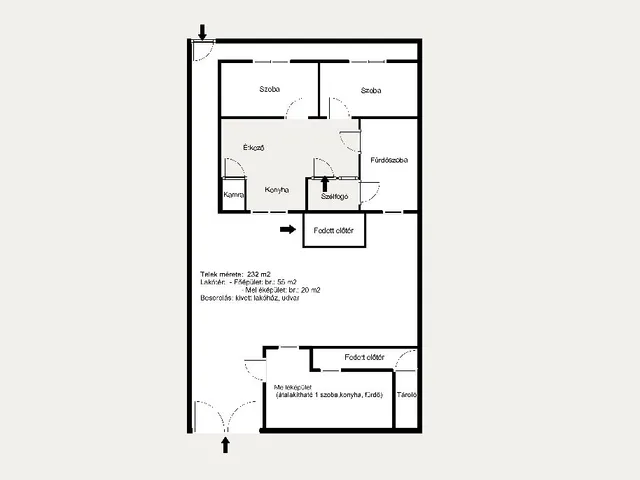 Eladó ház Kecskemét, Hunyadiváros 75 nm