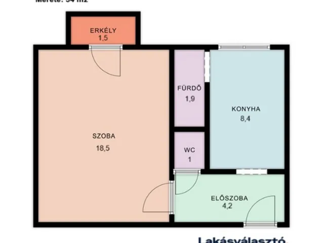 Eladó lakás Székesfehérvár, Prohászka 34 nm