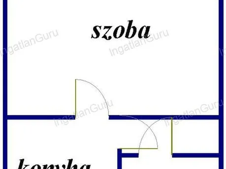 Kiadó lakás Kecskemét, Belváros 37 nm