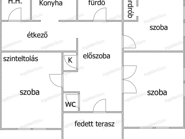 Eladó ház Kecskemét, Petőfiváros 102 nm