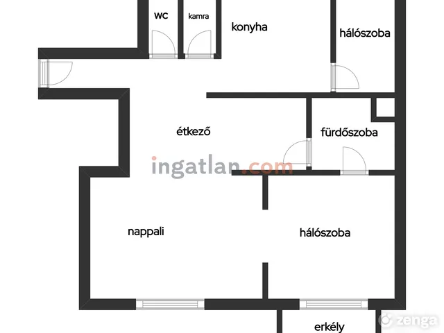 Kiadó lakás Budapest XIII. kerület, Újlipótváros 79 nm