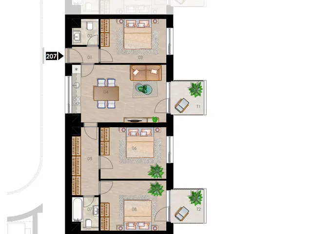 Eladó lakás Budapest XVIII. kerület 83 nm