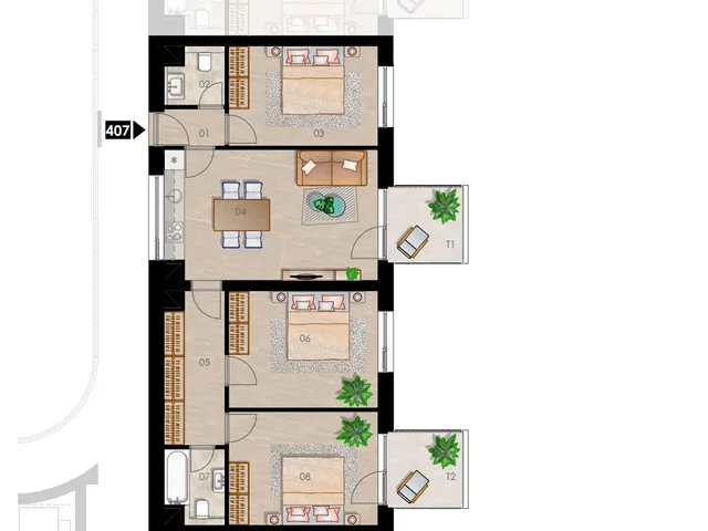 Eladó lakás Budapest XVIII. kerület 83 nm